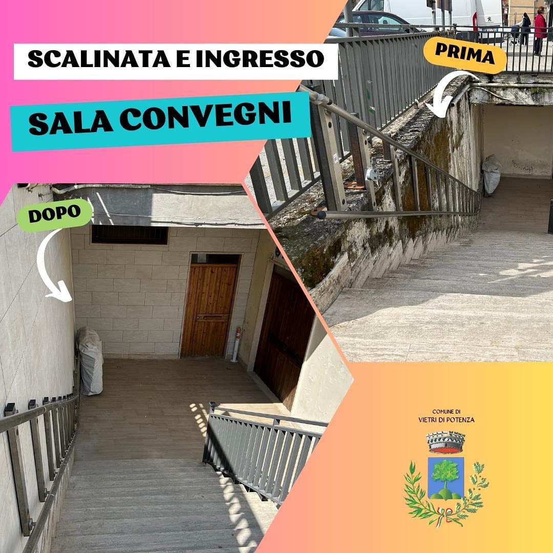 ✅ Completato un nuovo intervento voluto dall'amministrazione comunale. Sistemazione nei pressi Sala Convegni delle pareti della scalinata e dell'ingresso.
#vietridipotenza #basilicata #lucania #portadellalucania #visitvietridipotenza #italyturism #melandro #picoftheday #holiday #italytour #italytrip #southitaly #igers_vietridipotenza #photooftheday #photo #beatiful #naturephotography #like4like #igradinidellamore #gradinidellamore #landscape_captures #landscape #paradise #hdr #visitvietri #tipica #tipicavietri